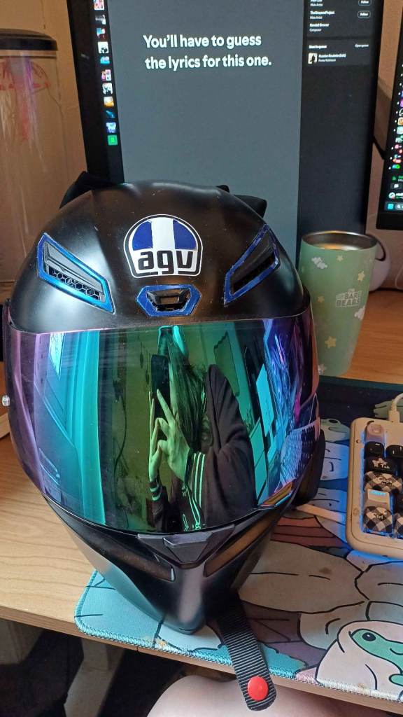 K1 S MATT BLACK - MOTORBIKE FULL FACE HELMET