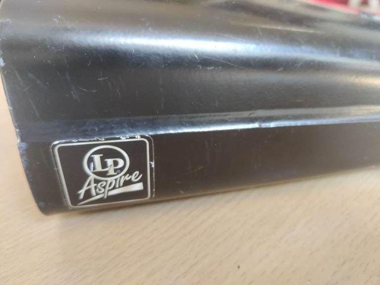 LP Aspire Black Drum/Percussion Instrument – Good Condition