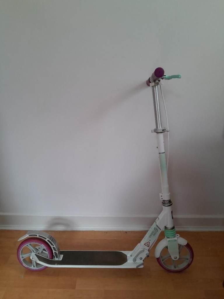 oxelo scooter mid9 white/purple