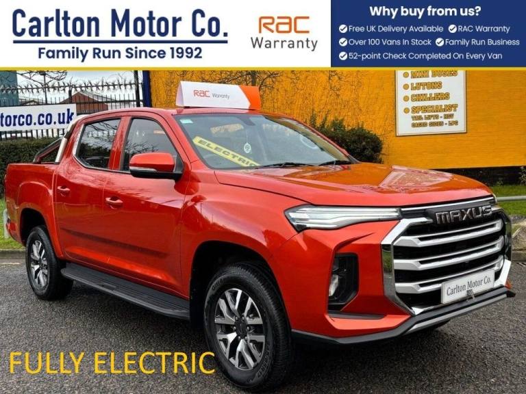 2023 Maxus eDeliver 3 88.5kWh Elite Pickup Double Cab 4dr Electric Auto RWD (177 ps) Pickup Elect...