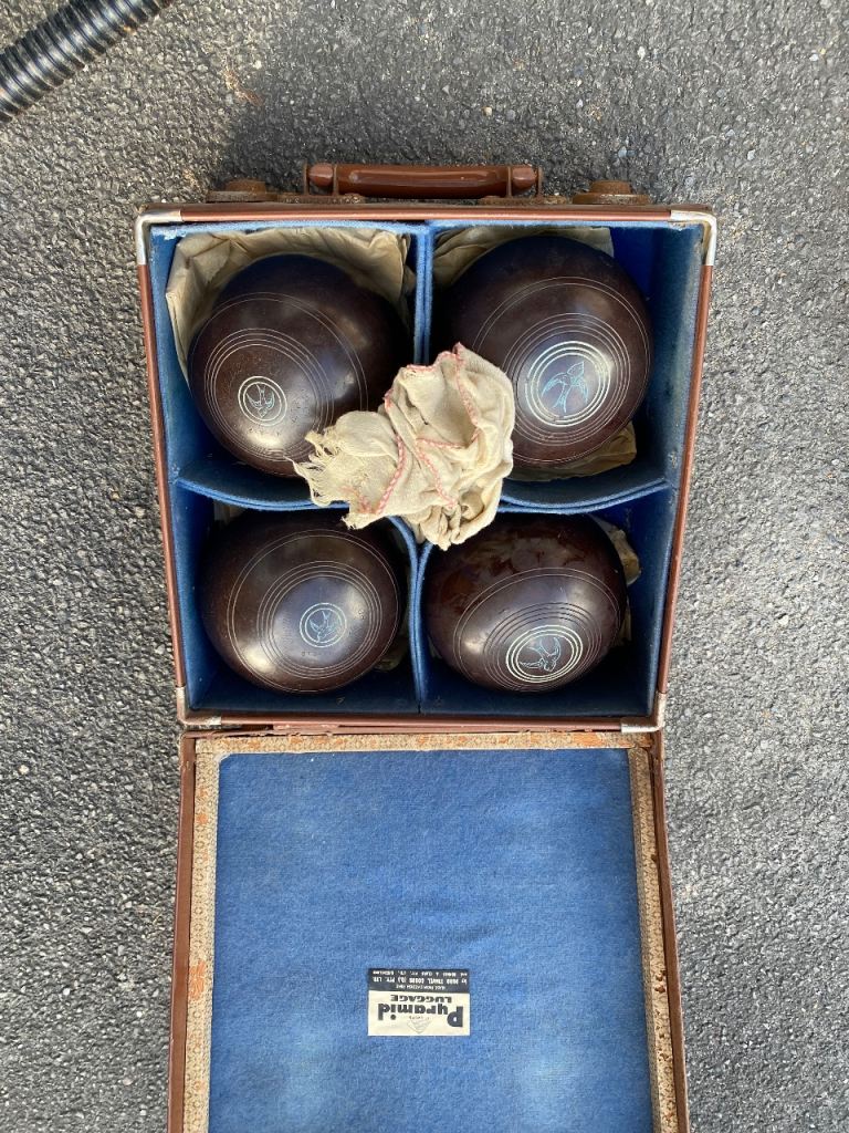 4x crown green bowls