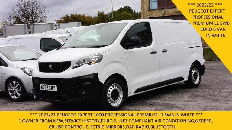 2022 Peugeot Expert 1.5 BLUEHDI PROFESSIONAL PREMIUM WITH AIR CONDITIONING,6 SPEED,BLUETOOTH AN P...
