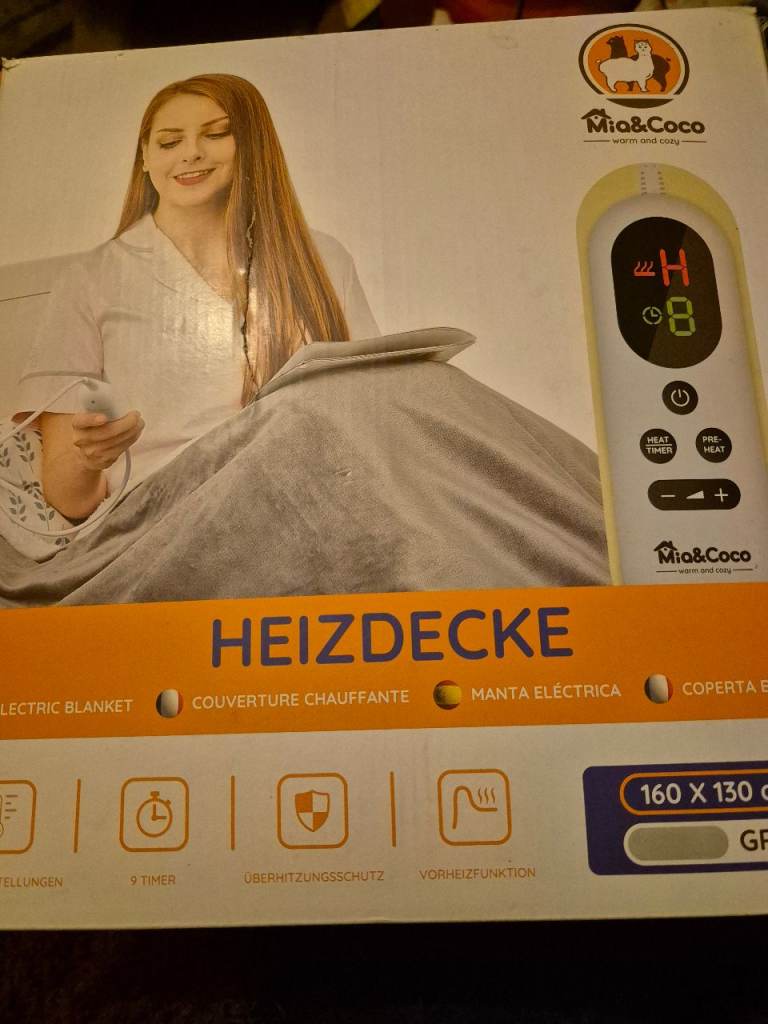 image for Brand new heated throw 