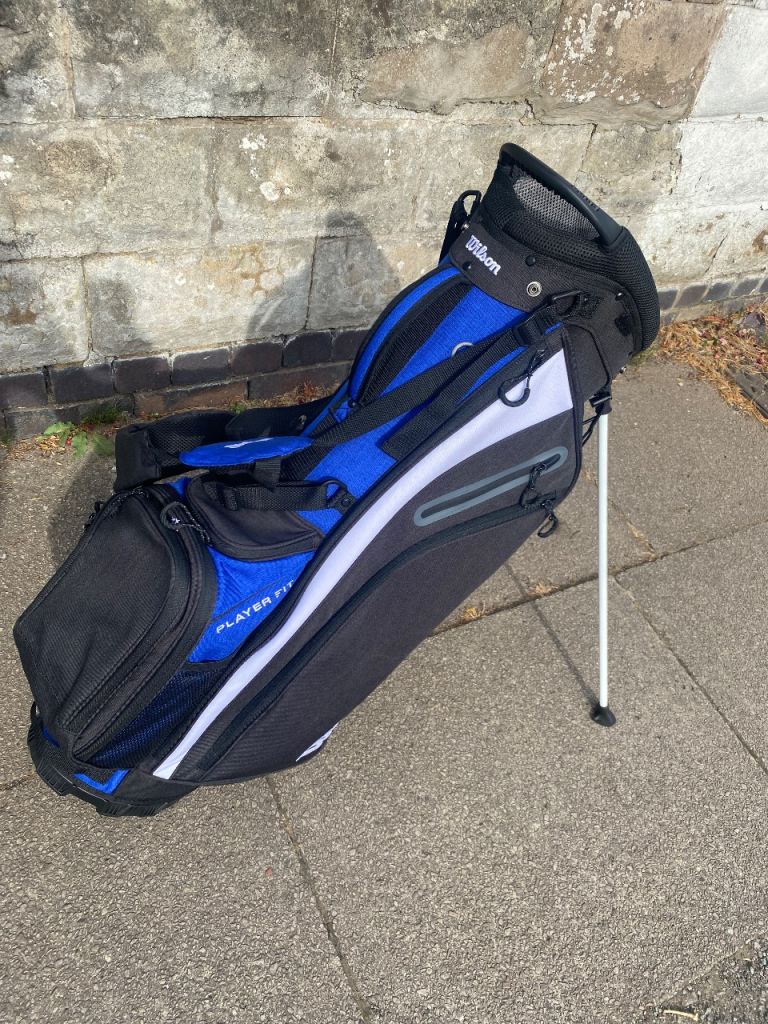 Wilson Player Fit Golf Stand Bag - Blue and Black