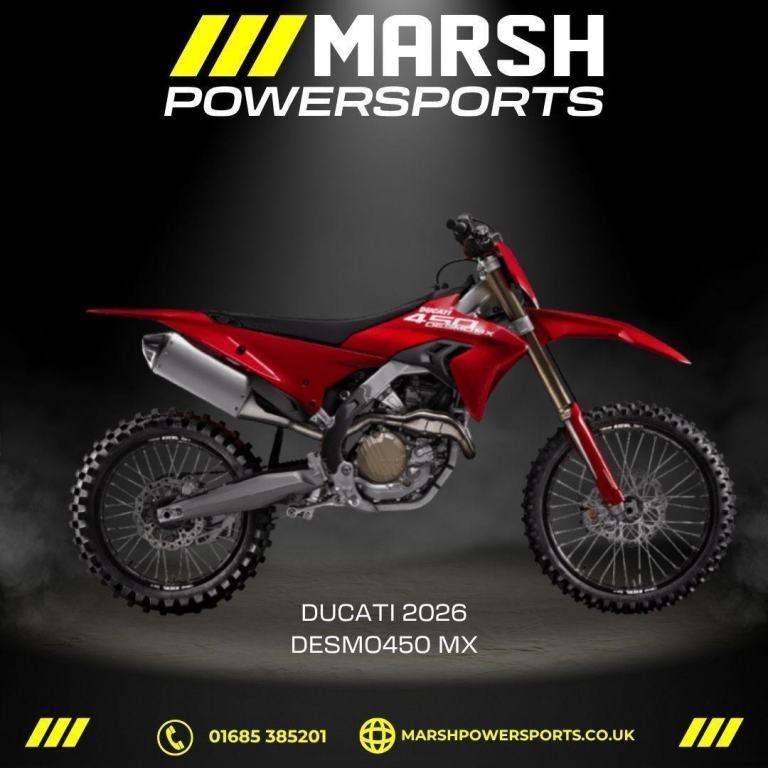 Ducati Desmo450 MX 2026 - Ducati Official Dealer - 1000 Contribution Available!