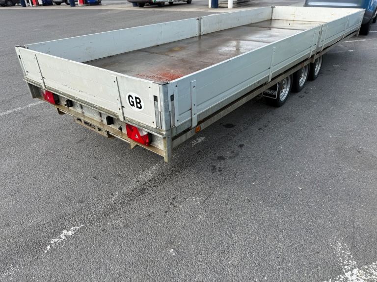 HULCO flat bed trailer 20ft 3500kg