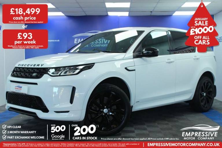 2020 20 LAND ROVER DISCOVERY SPORT 2.0 D180 MHEV R-DYNAMIC S SUV 5DR DIESEL AUTO