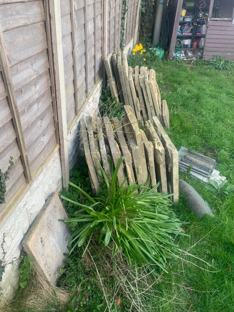 FREE paving slabs and bricks 