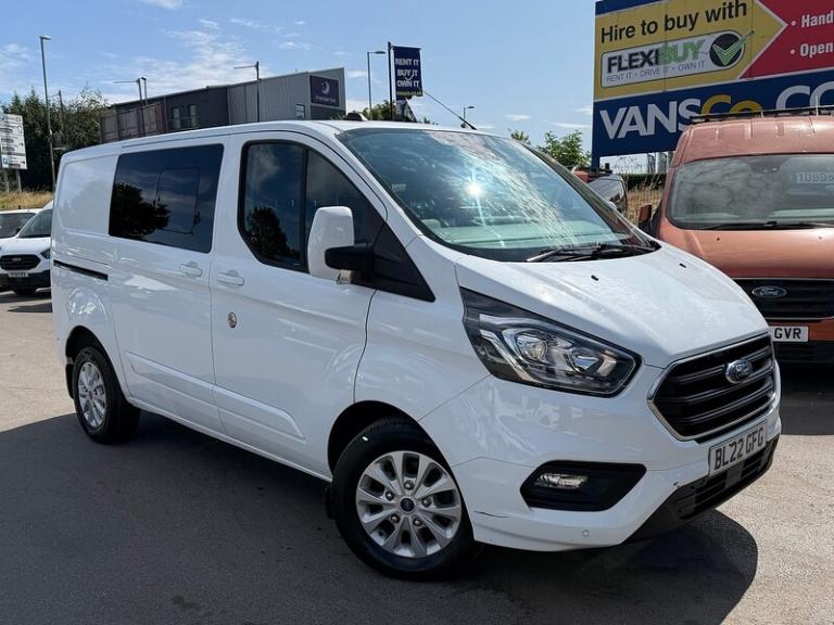 2022 Ford Transit Custom 2.0 320 EcoBlue Limited Crew Van Double Cab 5dr Diesel Manual L1 H1 Euro...