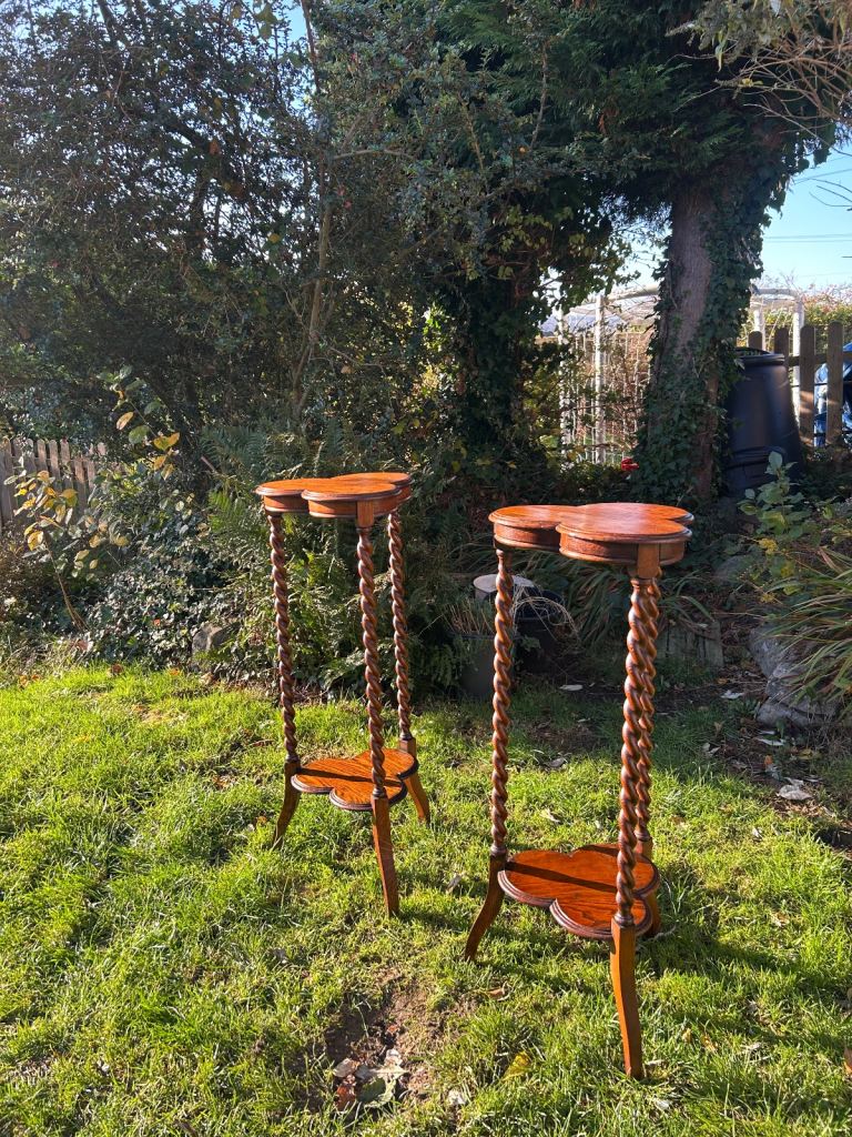 Occasional tables / plant stands antique 