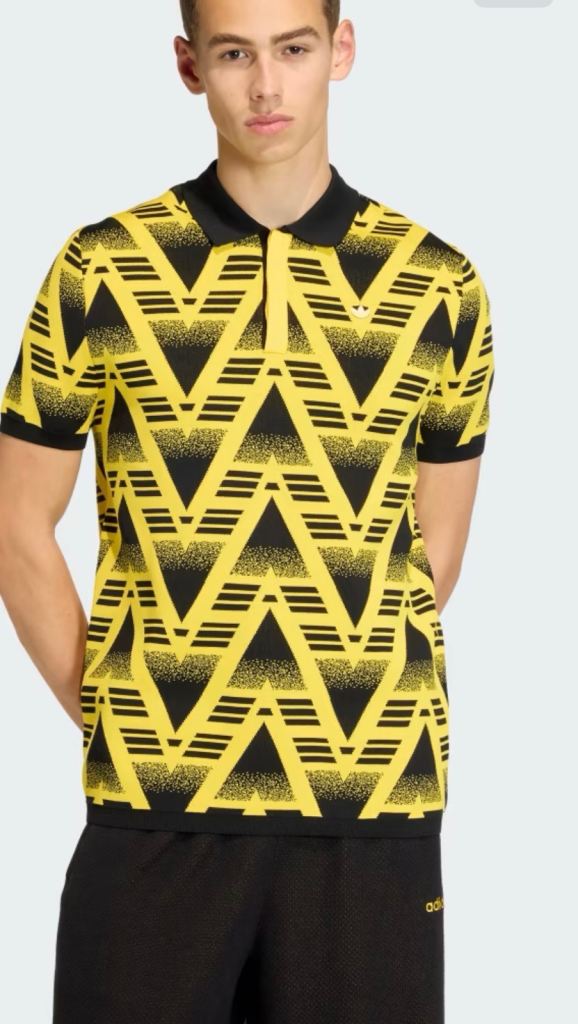 Mens Adidas AOP polo shirt size S new with tags on 