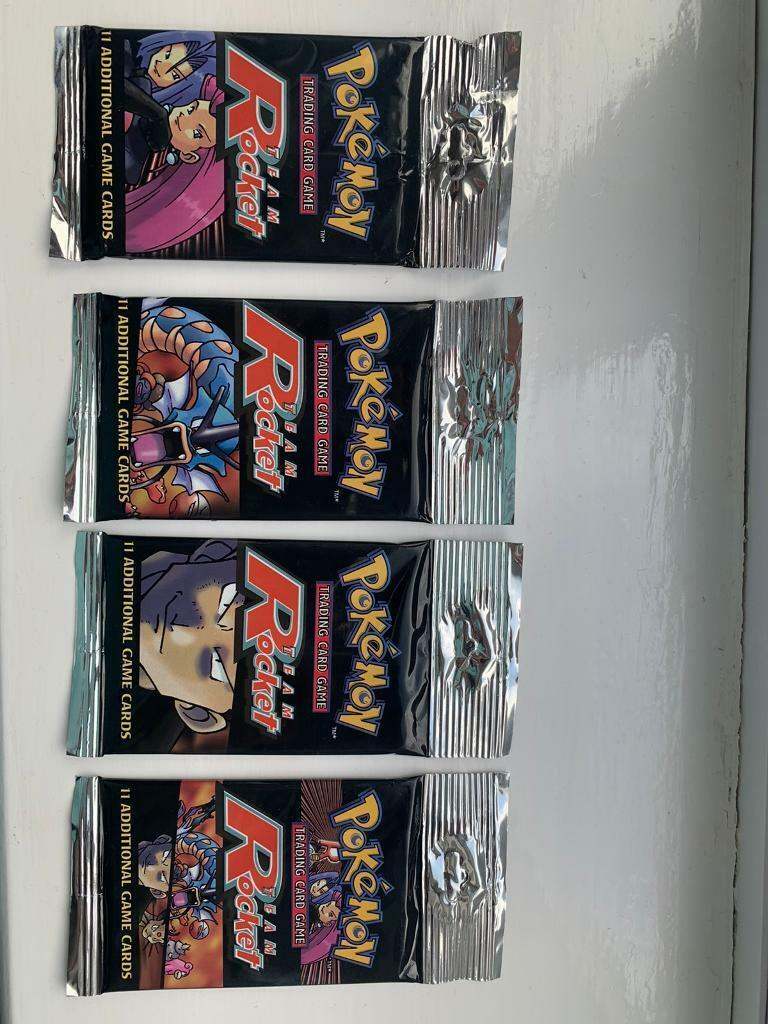 Pokemon Cards Team Rocket Pokémon Sealed Packs, looking to trade