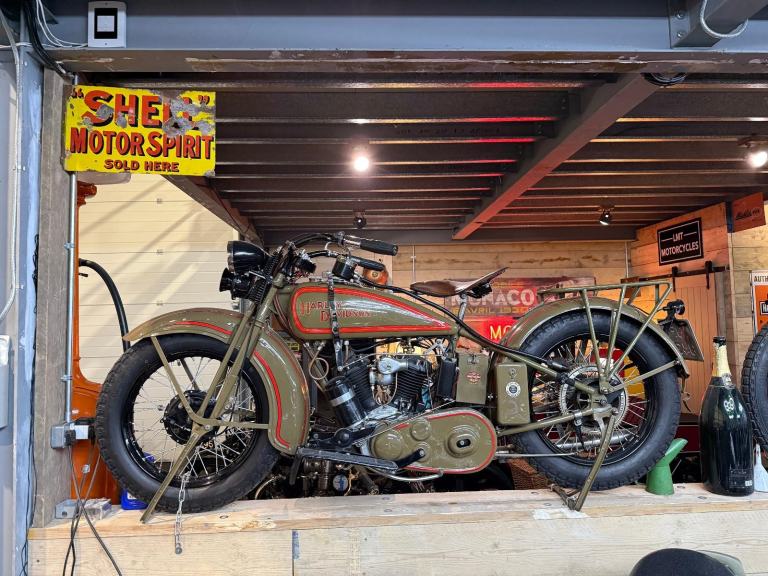 1929 Harley-Davidson 45ci Model D, outstanding condition, px 