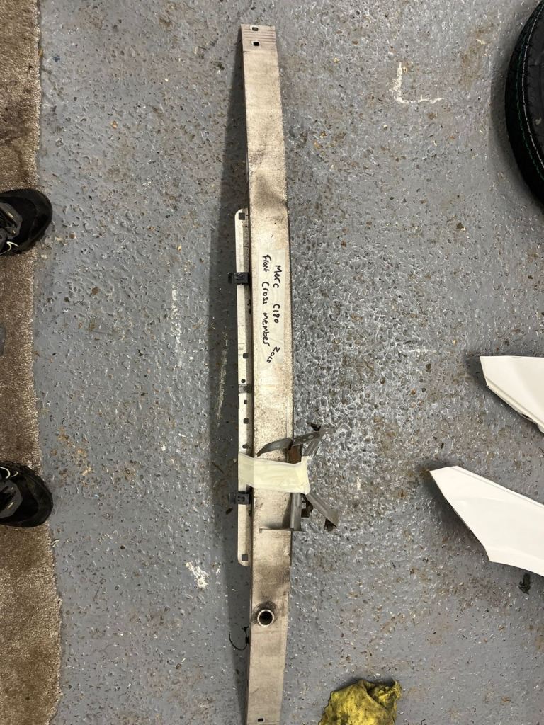 Mercedes Benz Front Crossmember Removed from Mercedes C180 2015