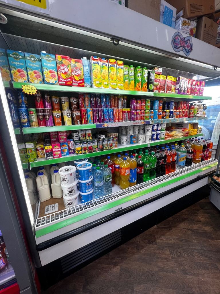 Large Retail Display Chiller Fridge Unit