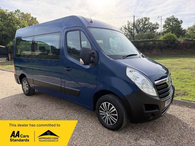 2018 Vauxhall Movano 2.3 CDTi 3500 BiTurbo FWD L2 H2 Euro 6 (s/s) 5dr (9 Seat) MPV Diesel Manual