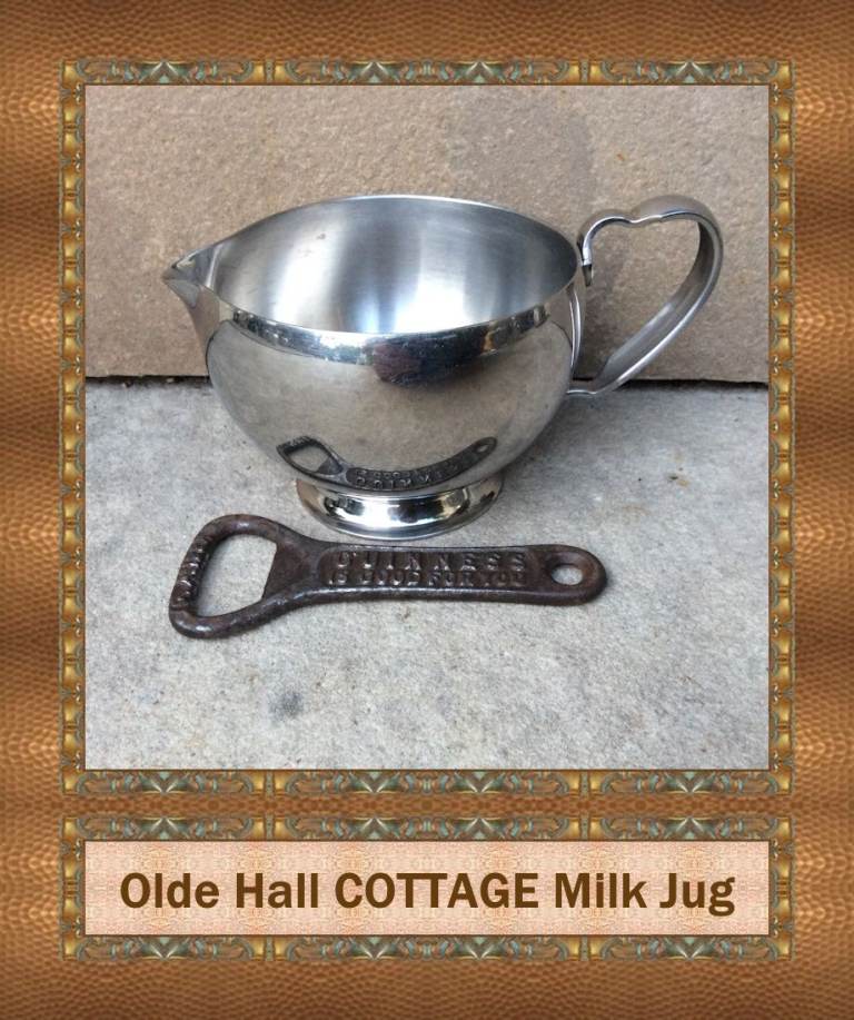 Olde Hall COTTAGE Milk Jug - 3/8th Pint - Made 1939-1959 - £5, or HIRE or SWAP