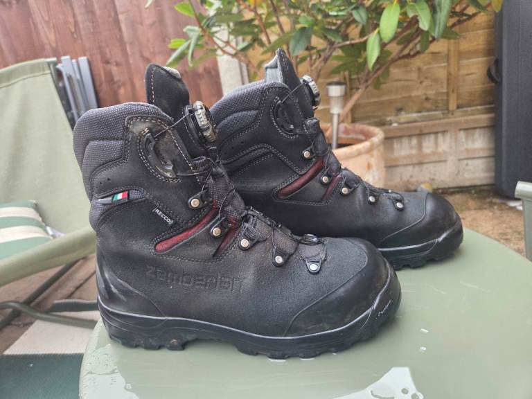 Zamberlan Delimber Chainsaw Boots - Black, Good Condition