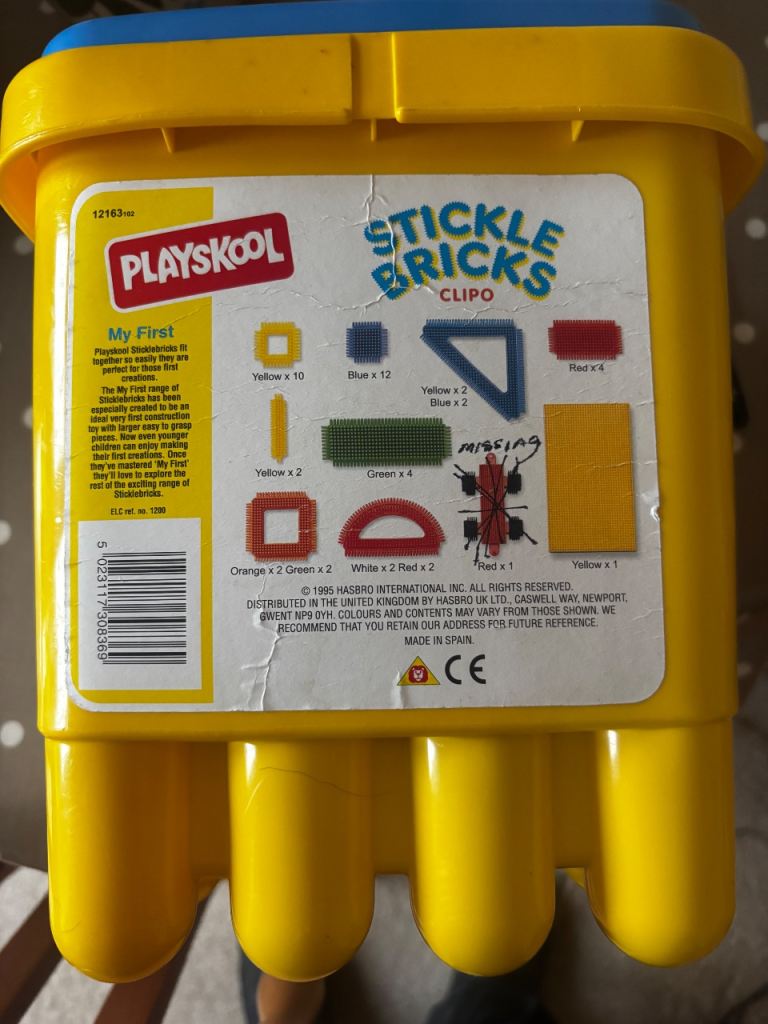 Playskool Stickle Bricks