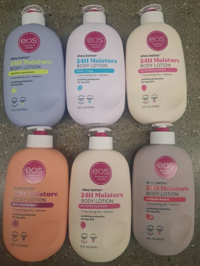 image for Job lot EOS body moisturiser. American and not available in the UK pampering 