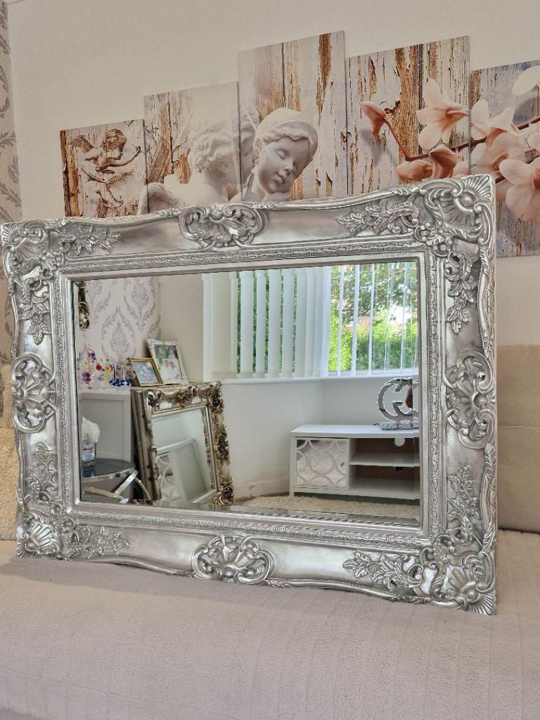 Beautiful ornate large mirror 