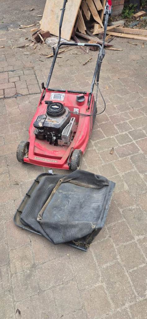 Free to collector petrol lawn mover