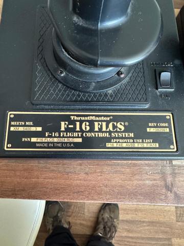 Thrustmaster F-16 FLCS & TQS Flight Control System - Complete Set
