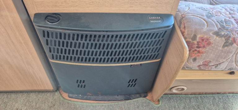 CARVER FANMASTER 3600STC AUTO gas and electric heater for camper caravan motorhome.