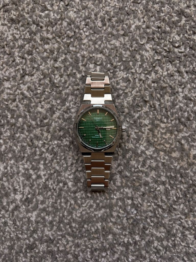 Tissot PRX Powermatic 80 Watch – Green Dial, Excellent Condition