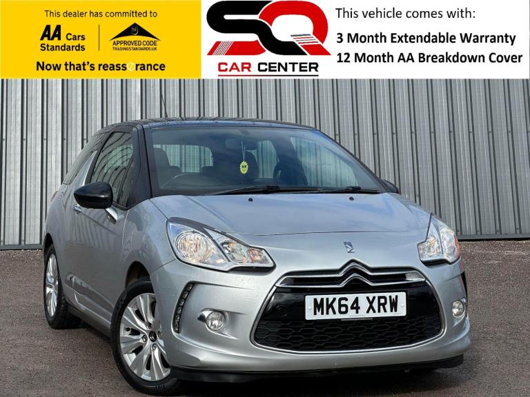 2014 Citroen DS3 1.2 VTi DSign Plus Euro 5 3dr HATCHBACK Petrol Manual