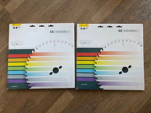Two Stehle 350 x 30mm x 3.5mm x 24 Tooth TCT Circular Saw Blade Packs