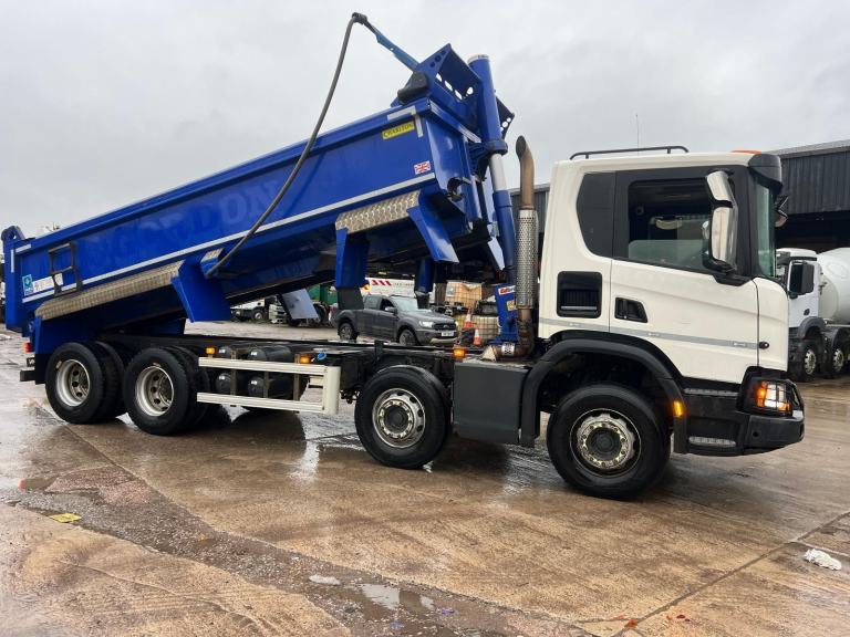 Scania P 410 XT 8X4 TIPPERS , CHOICE IN STOCK, AUTO , CHARLTON  BODIES 