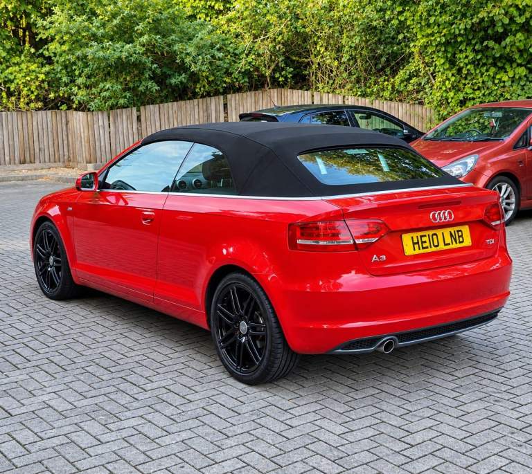 Audi A3, S-line Convertible, 2011, Manual, 1598 (cc), 2 doors