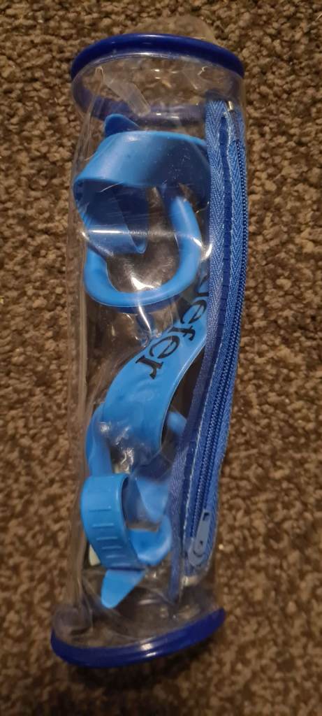 Kiefer Junior Swimming Goggles Anti-Fog UV Lens Clear Blue
