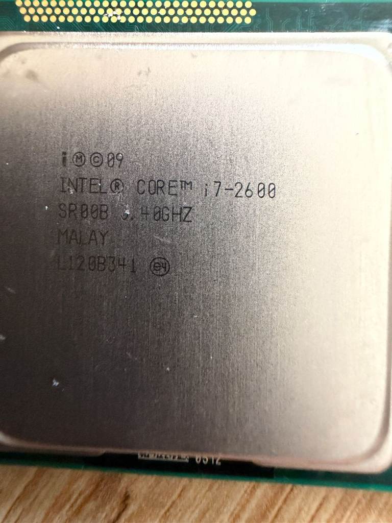 Intel Core I7-2600 SR00B Quad-Core 3.4GHz