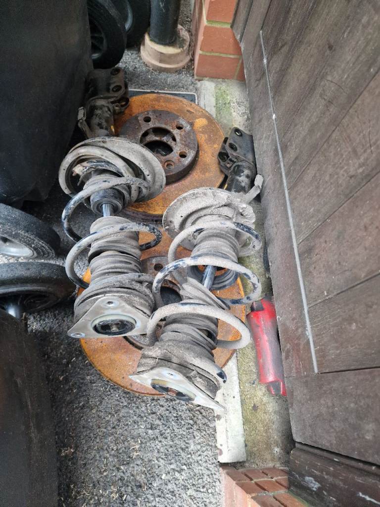 Scrap metal car parts