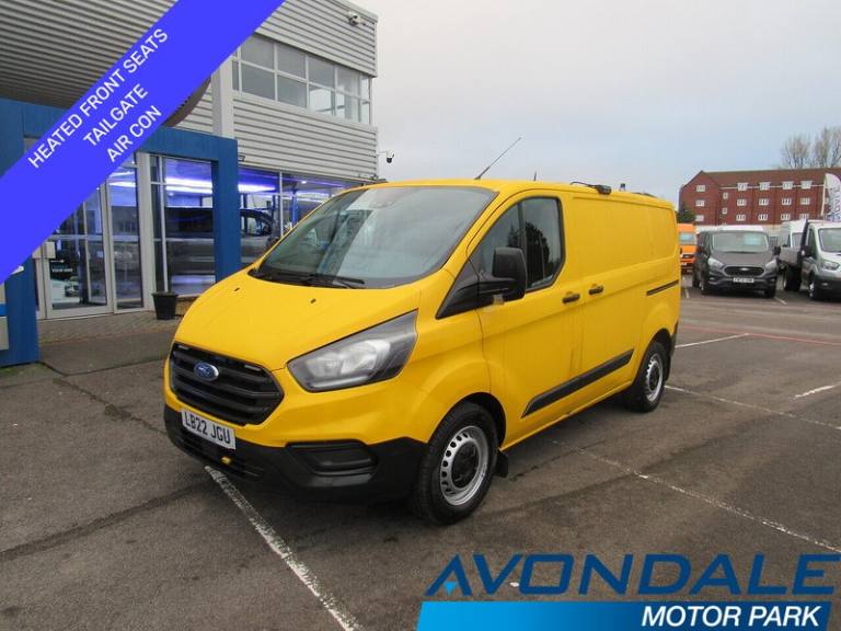 2022 Ford Transit Custom 340 EcoBlue Yellow Euro 6 Van with ac tail gate 2.0 5dr Panel Van Manual...