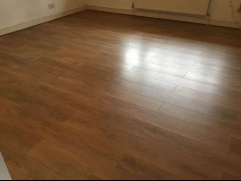 Used German click laminate with underlay