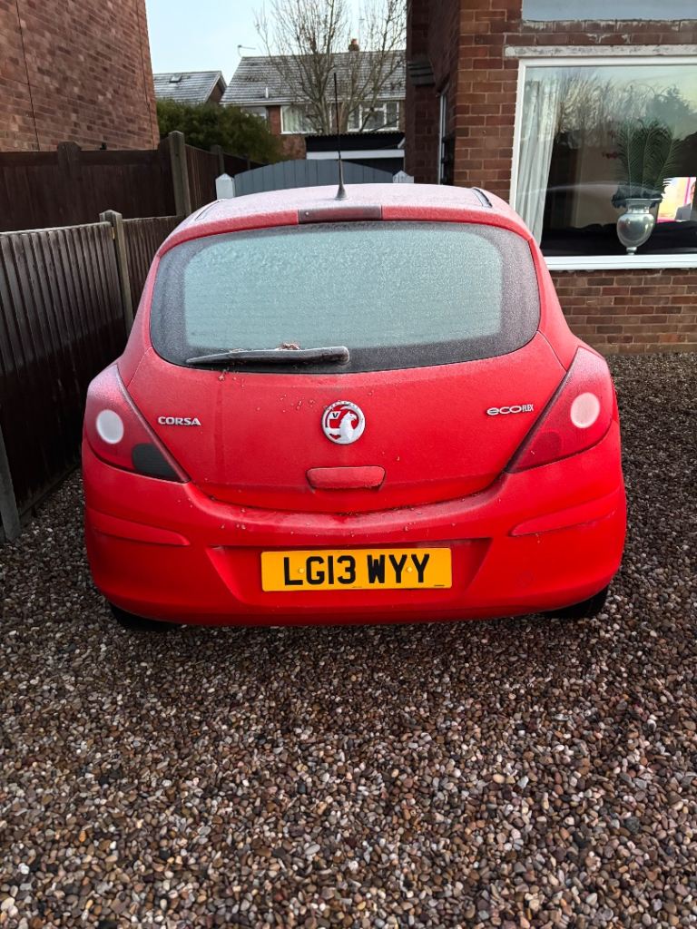 *updated* Vauxhall Corsa 2013 1.0 65k - SORN
