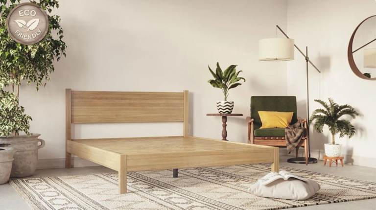 EMMA ORIGINAL WOODEN BED FRAME - 150CM KING SIZE