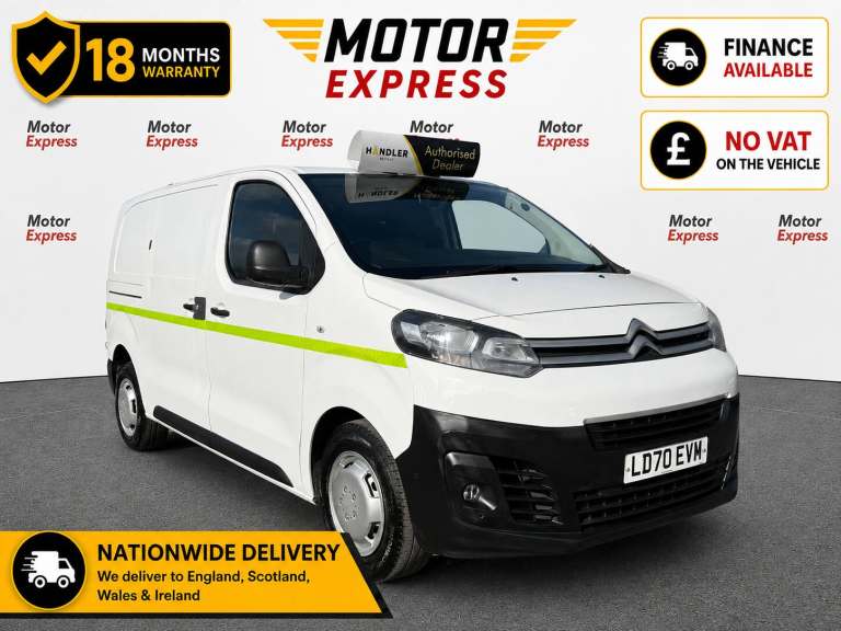 2020 Citroen Dispatch 1400 2.0 BlueHDi 120 Van Enterprise PANEL VAN Diesel Manual