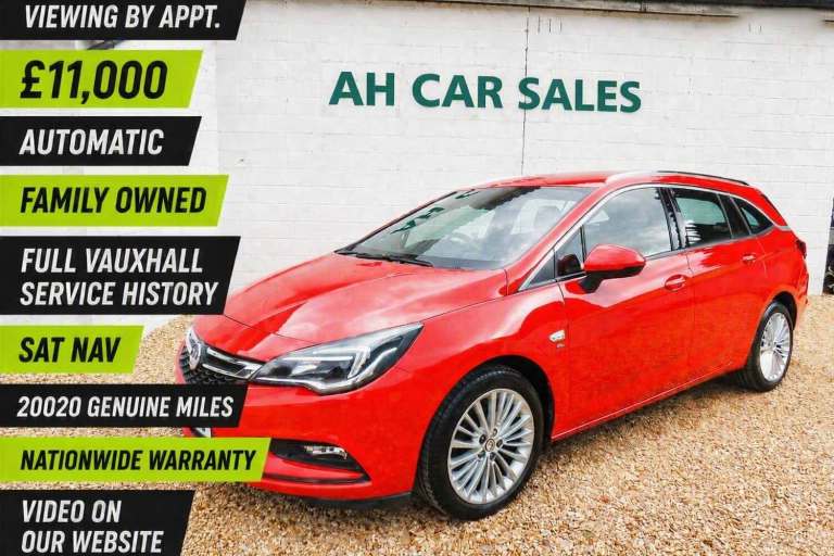 2019 Vauxhall Astra 1.4T 16V 150 Elite Nav 5dr Auto ESTATE Petrol Automatic