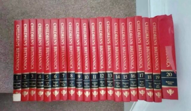 Complete Children's Britannica Encyclopedia Set – 20 Volumes, Good