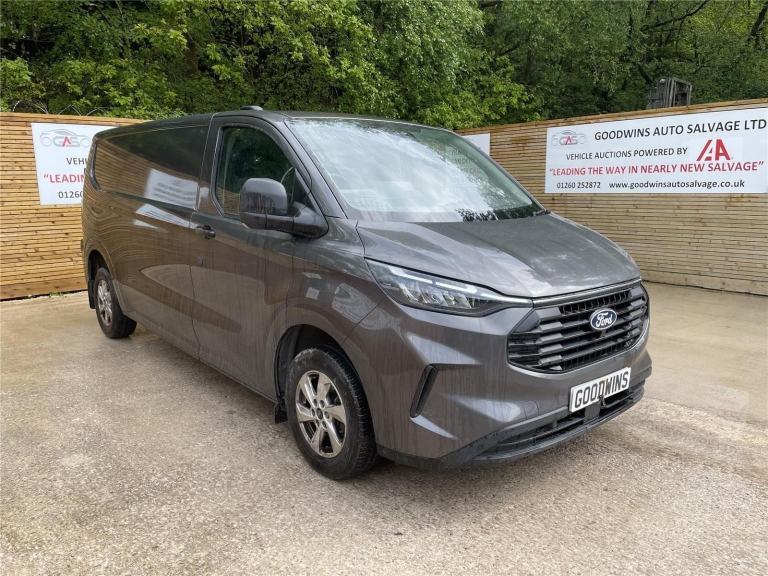 2024 FORD TRANSIT CUSTOM 300 TREND L2H1 2.0T ACCIDENT DAMAGED REPAIRABLE SALVAGE