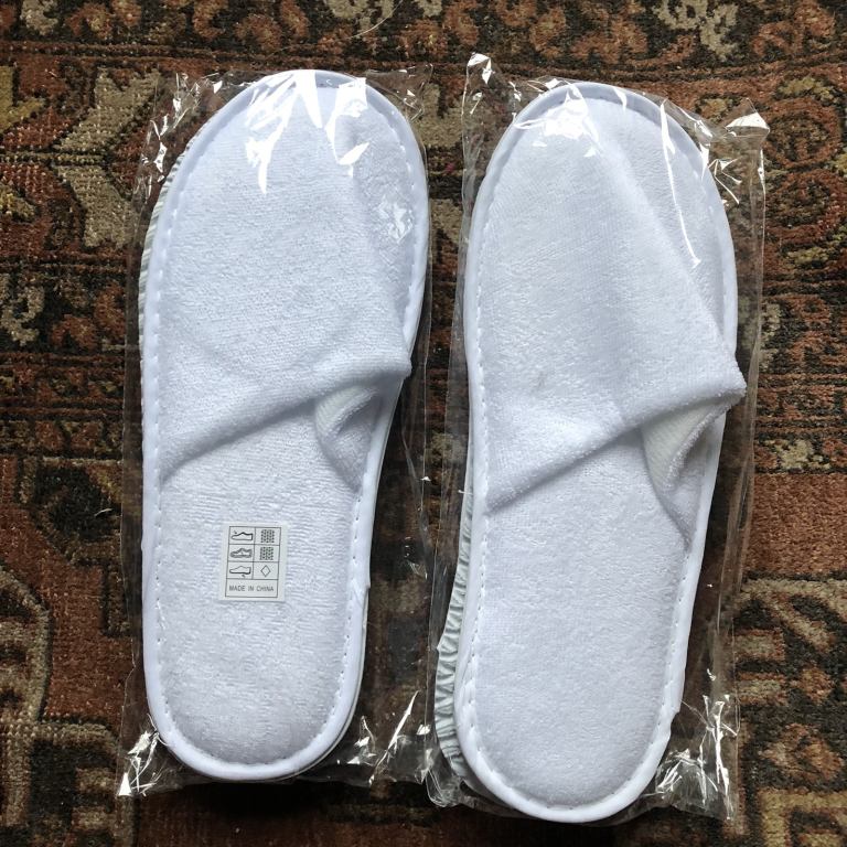 Lightweight slippers x2 pairs