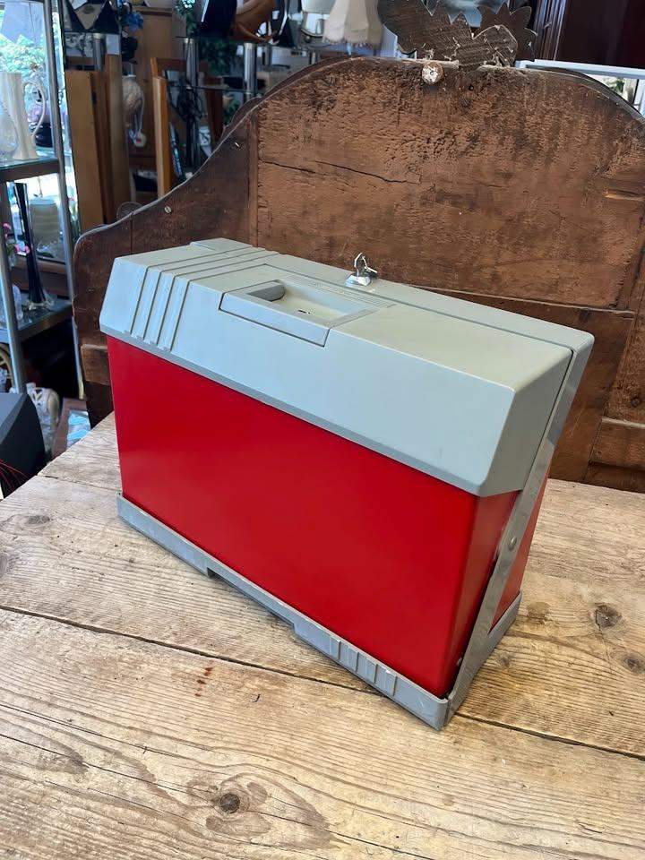  Vintage Helix Metal Lockable A4 File Document Case Box With 2 Keys