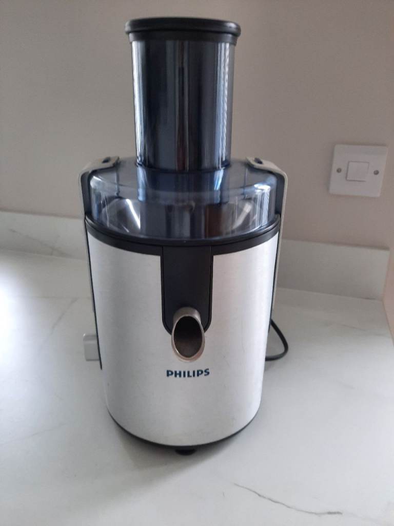 Philips Juicer - Silver & Black, Good Condition