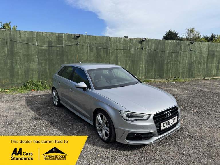 2016 Audi A3 1.6 TDI 110 S Line 5dr S Tronic [Nav] HATCHBACK DIESEL Automatic