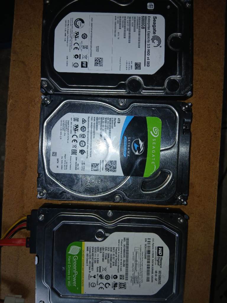 3 harddrive 160gb & 4tb & 6tb  repairs and repairs 