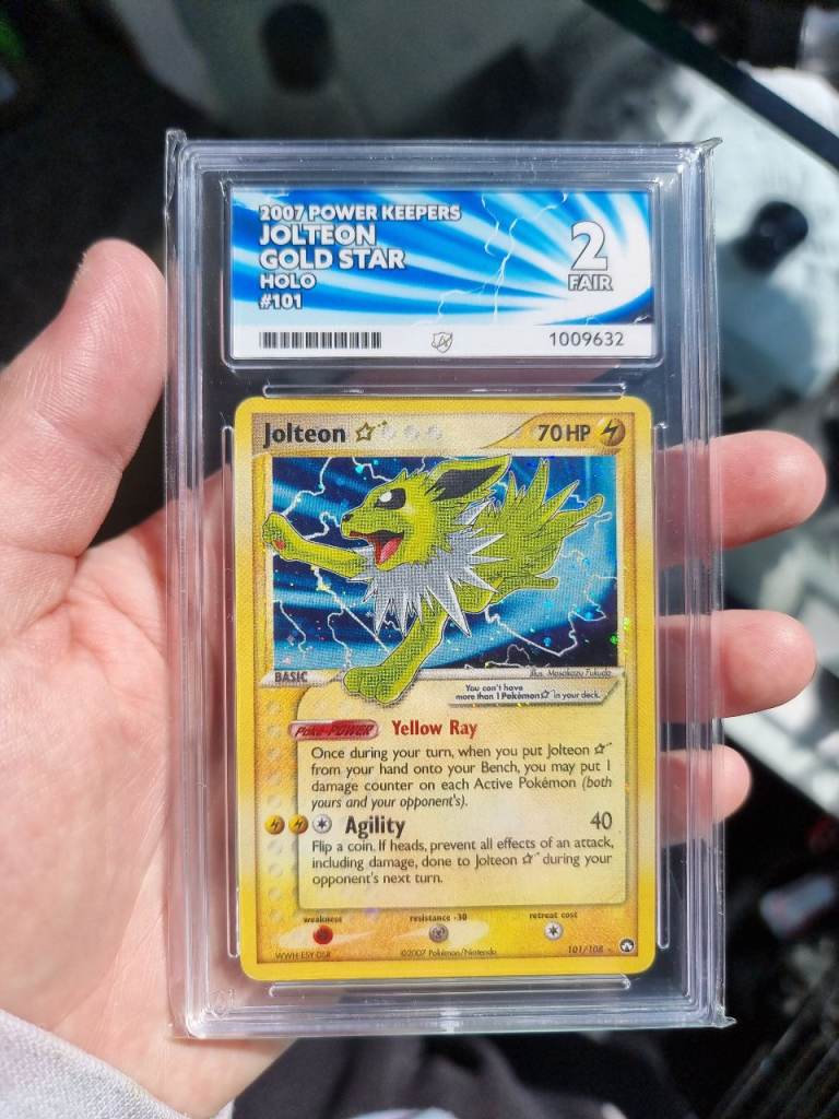 Jolteon [Gold Star] #101 Graded Ace 2